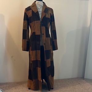 Patchwork Suede Trench by Wilson’s Leather